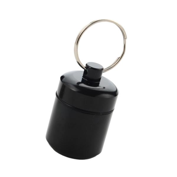 アルミニウム錠剤ケースボックス、アルミニウム錠剤キーホルダーコンテナ、ジュエリークリームオーガナイザー、屋外用耳栓キャリングケース