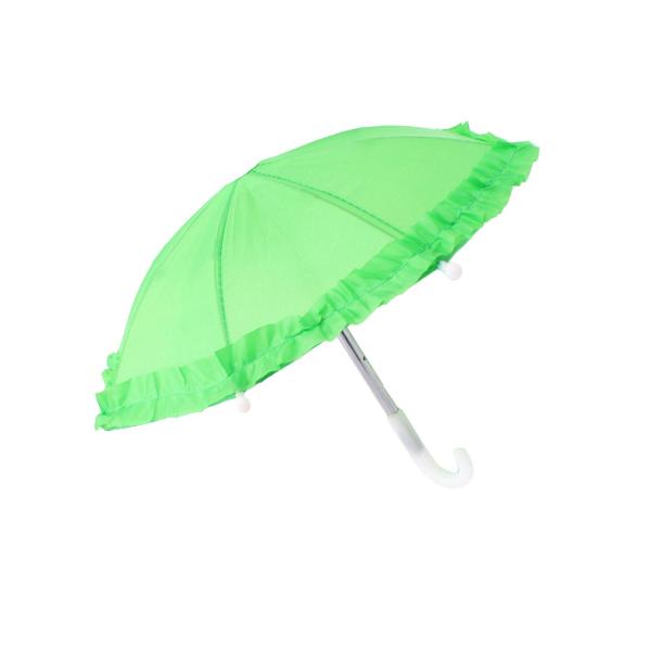 ドールハウス ミニチュア傘 ミニ雨傘 オーナメント 18インチ人形用 グリーン