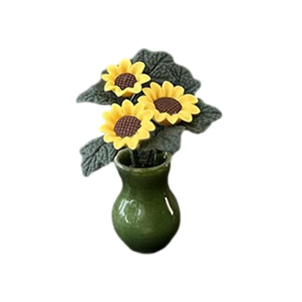 1/12 ミニチュア盆栽植物ドールハウス花モデルマイクロ風景装飾用