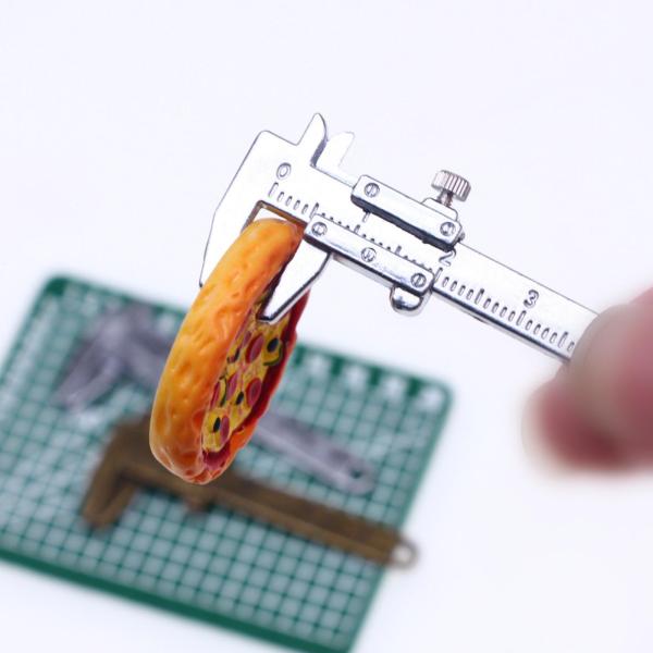 ドールハウス バーニアキャリパー シーン装飾 1/6 1/12 スケール BJD 人形パーツ用 ブロンズ