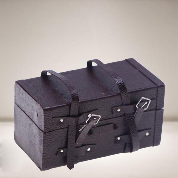 ドールハウス ミニ スーツケース 1/12 レトロ ヴィンテージ ジオラマ ドールハウス 写真小道具用