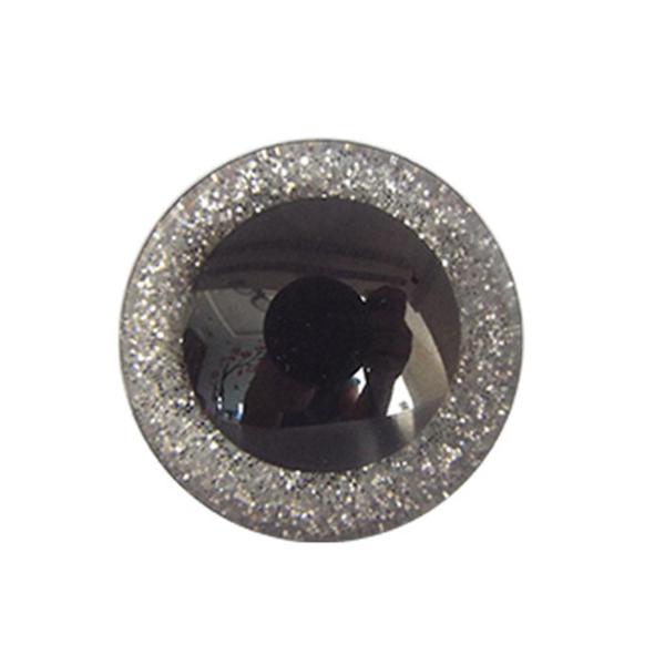 20個のかぎ針編みのぬいぐるみの目、クラフトドールの目、頑丈なプロジェクトアクセサリー、スムーズ、キッズギフト、プレミアムハンドメイド、直径