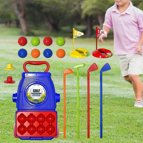 子供用ゴルフクラブ ポータブル 屋外 芝生 就学前教育 子供用ゴルフおもちゃ スタイルB