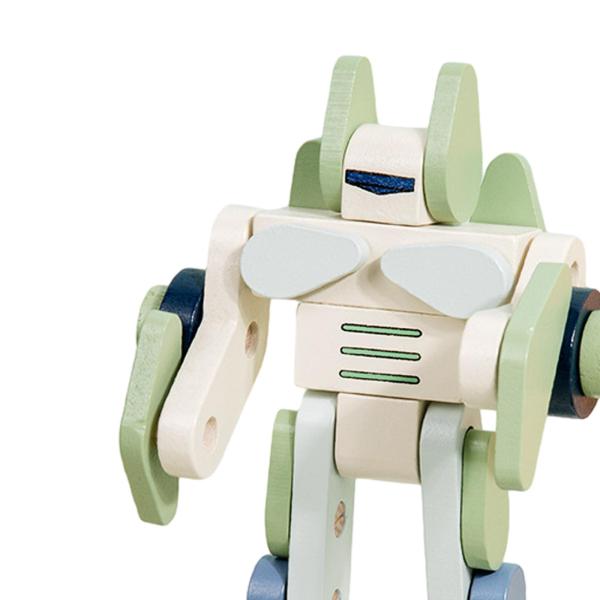 変形おもちゃ 木製ロボット組立玩具 可動ジョイント建設おもちゃ DIY 木製工芸品 組み立て玩具 就学前ご褒美用
