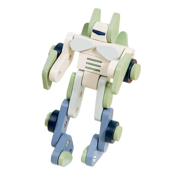 変形おもちゃ 木製ロボット組立玩具 可動ジョイント建設おもちゃ DIY 木製工芸品 組み立て玩具 就学前ご褒美用