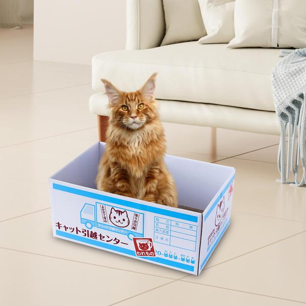 段ボール製猫用爪とぎボックス 大型 中型 小型猫用 巣 猫用爪とぎパッド