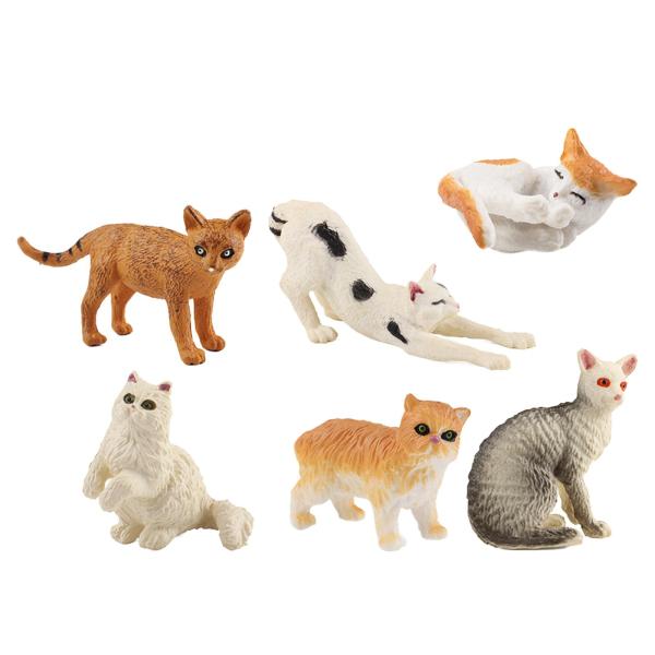 動物モデルシミュレーション猫のおもちゃリアルなデスクトップ装飾ポータブル置物装飾風景車オフィスプレゼント子供｜stk-shop｜03