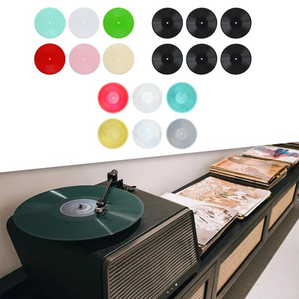 ソリッドカラー ドールハウスベンチ 1/6 ドールハウス ミニチュアモデル ビニールレコード