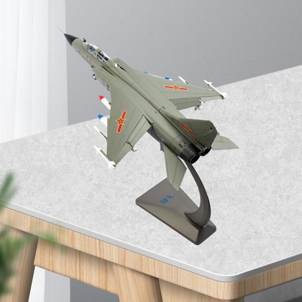 シミュレーション JH7 航空機モデル レトロ戦闘機モデル 卓上装飾 お土産メタル 家庭用ディスプレイスタンド付き｜stk-shop｜03