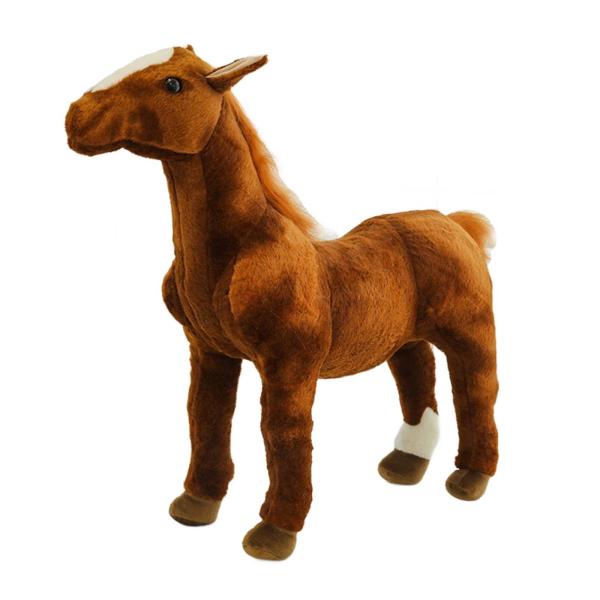 馬のぬいぐるみ 馬のぬいぐるみ 枕 部屋の装飾 抱きしめやすい装飾ぬいぐるみ 馬の人形 現実的 子供 女の子用｜stk-shop｜02