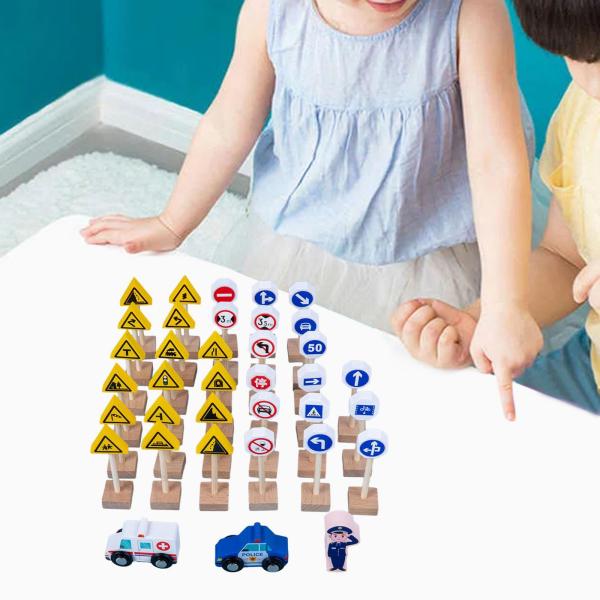 道路標識 小さなおもちゃ 教育玩具 ごっこ遊び 学習活動 早期教育 対象年齢 2 3歳 教室 子供｜stk-shop｜02