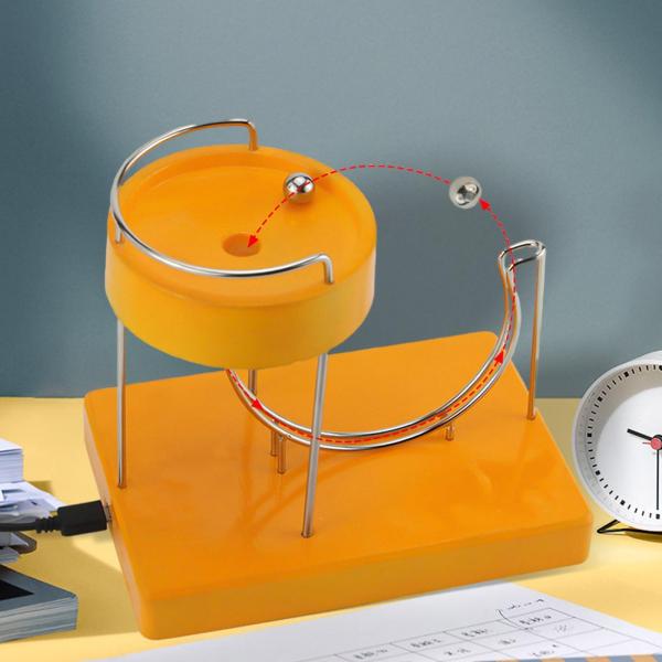 永久運動おもちゃスイング DIY 技術実験おもちゃエネルギー軌道おもちゃイエロー