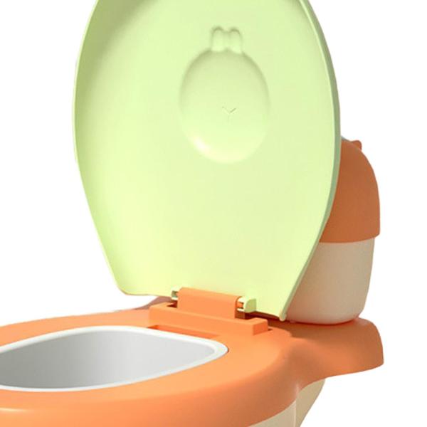 トレーニングトイレトイレ、子供用トイレチェア、濡れたタオル収納付き、本物の感触のトイレ、0〜7歳の子供向けのリアルなトイレ。