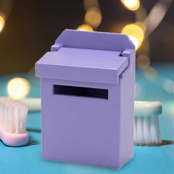 1/12 ドールハウス メールボックス モデル シーン ミニ 木製 レターボックス パーティー 記念品 子供用 