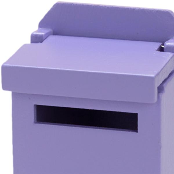 1/12 ドールハウス メールボックス モデル シーン ミニ 木製 レターボックス パーティー 記念品 子供用 