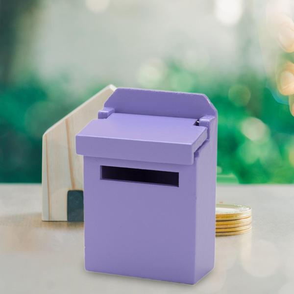 1/12 ドールハウス メールボックス モデル シーン ミニ 木製 レターボックス パーティー 記念品 子供用 