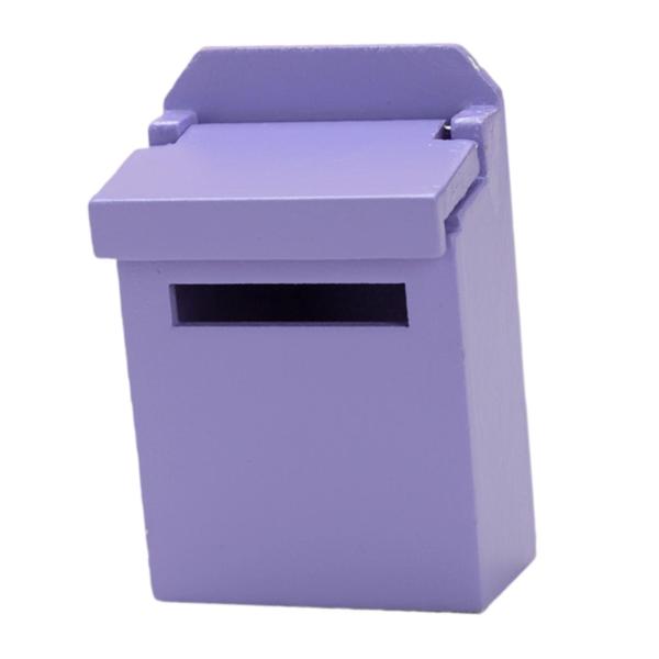 1/12 ドールハウス メールボックス モデル シーン ミニ 木製 レターボックス パーティー 記念品 子供用 