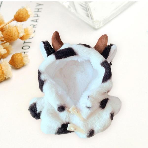 ファッションドール ぬいぐるみコート 手作り服 20cmドール用 ドレスアップドール 牛