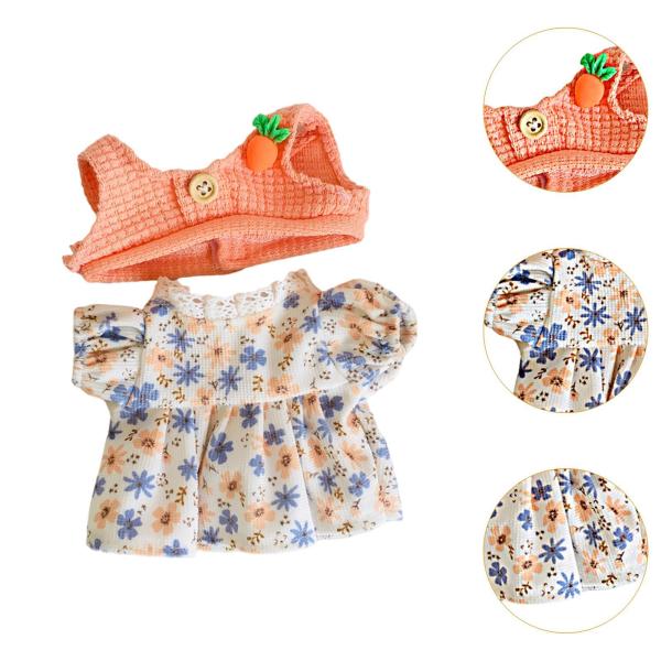 20cm ミニドールドレス 女の子用 ドレスアップ ギフト ファッション コスチューム ドール 洋服 ピンク