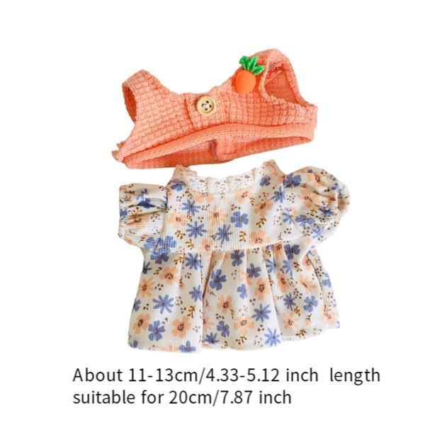 20cm ミニドールドレス 女の子用 ドレスアップ ギフト ファッション コスチューム ドール 洋服 ピンク