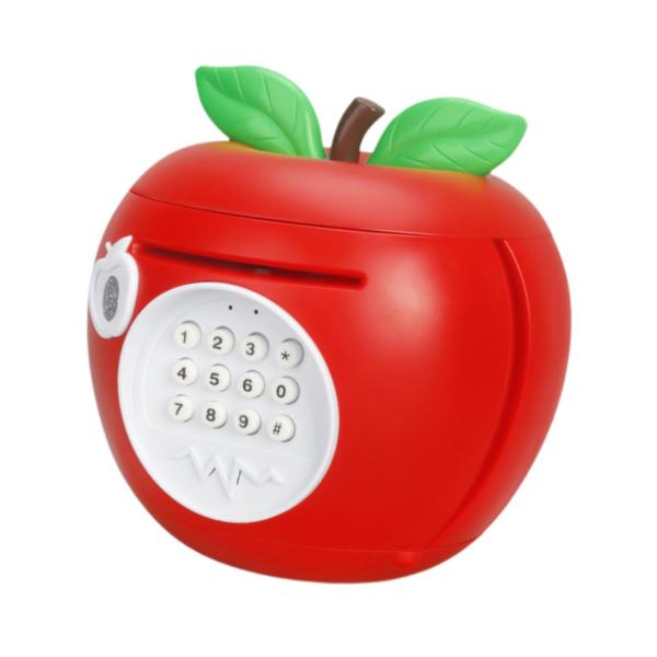 電子貯金箱 かわいい貯金箱 誕生日プレゼント ホリデーギフト 子供用 赤