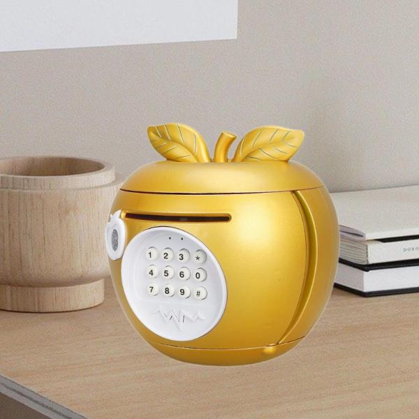 電子貯金箱 かわいい貯金箱 誕生日プレゼント ホリデーギフト 子供用 ゴールド