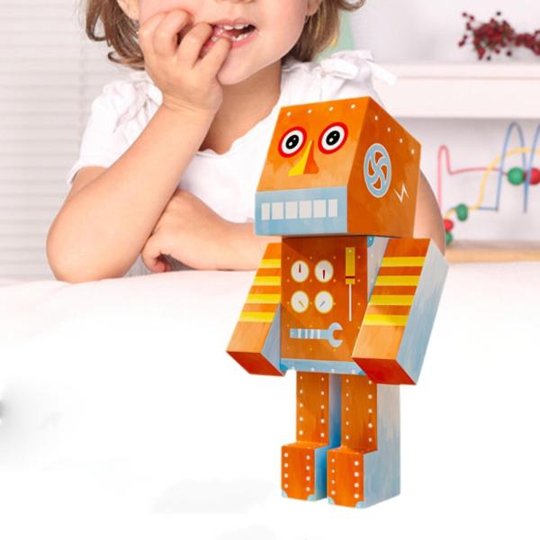 段ボールジグソーパズル、3Dペーパーパズルロボットキット、8歳、9歳、10歳、11歳、12歳、13歳の大人向けギフト用ペーパーモデル