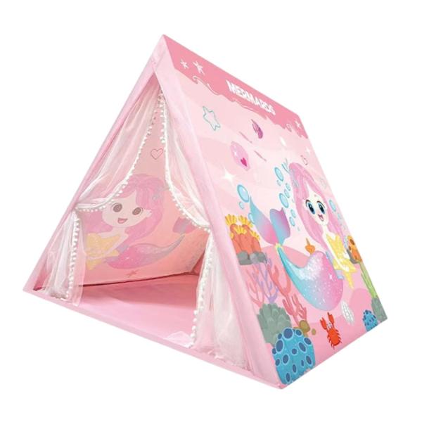 子供プレイテント屋内プレイハウス折りたたみテントキッズプレイハウスティーピーインディアンプレイハウス子供用キッズパーティーピクニック , ピンク