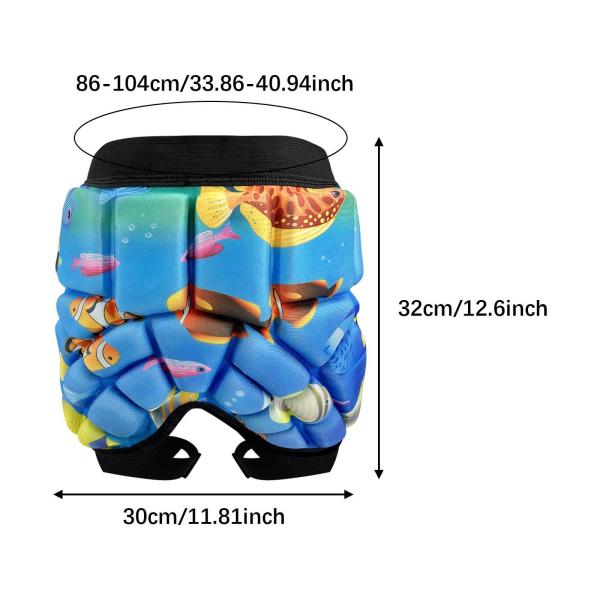 股関節保護パッドスキーをスキーするための軽量股関節プロテクタースケートl大人