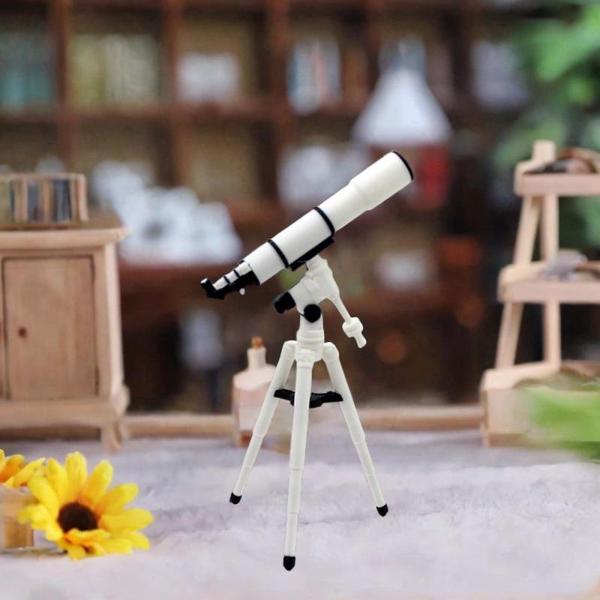 ドールハウス 望遠鏡 安定したポータブルドールハウス 装飾 廊下 自宅 寝室用 5.6cmx12.2cm