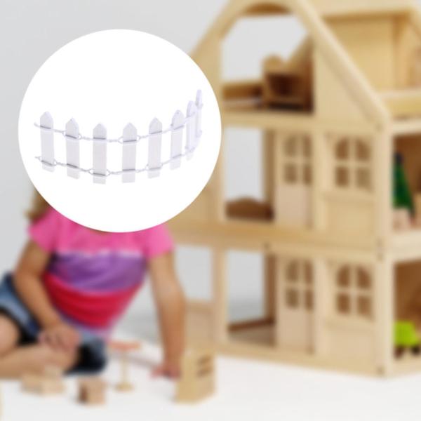 ミニチュアガーデンフェンス 妖精の庭 DIY モデル 植木鉢用 装飾フェンス ホワイト