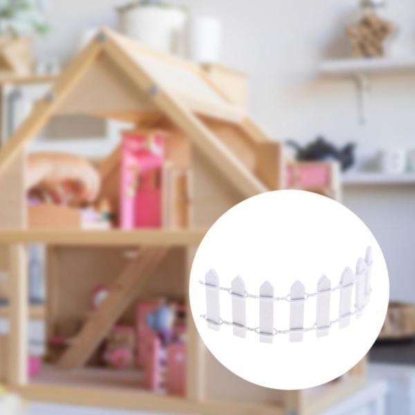 ミニチュアガーデンフェンス 妖精の庭 DIY モデル 植木鉢用 装飾フェンス ホワイト