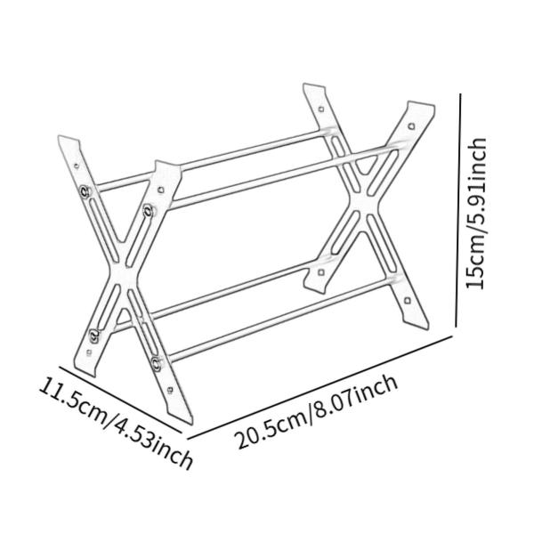 RCカーホイール収納ラック タイヤスタンド タイヤオーガナイザー 1/10トラック車両用 レッド