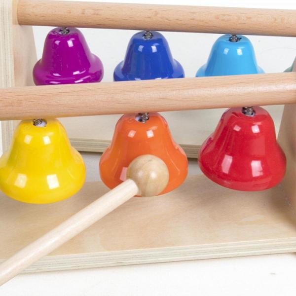 8音ハンドベル 幼児教育玩具 手と目の協調性 誕生日プレゼント 音楽 打楽器 結婚式 子供用