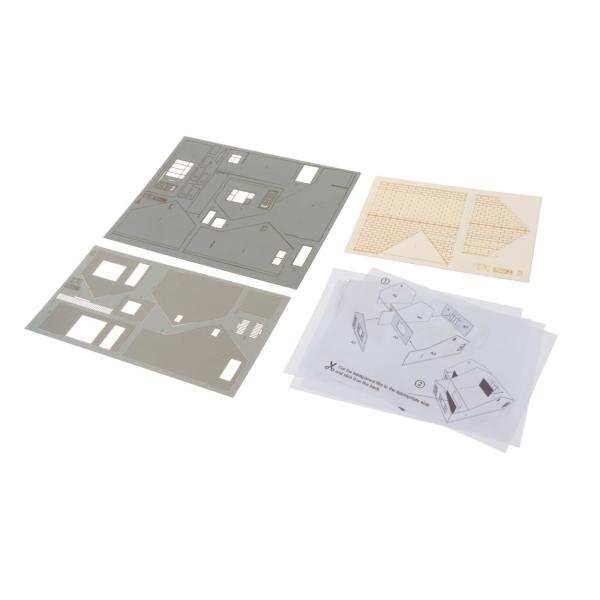 1/64スケール 建物モデルキット ジオラマ DIY ミニチュアシーン 簡単組み立て ストリートハウス 1:64スケール サンドテーブル用風景レイアウ