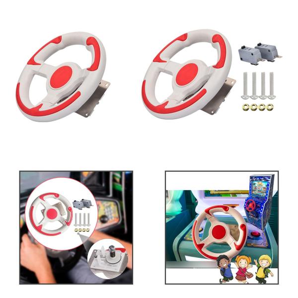 22cm 子供用 レースゲーム ステアリングホイール おもちゃ シミュレーション運転コントローラー ネジなし