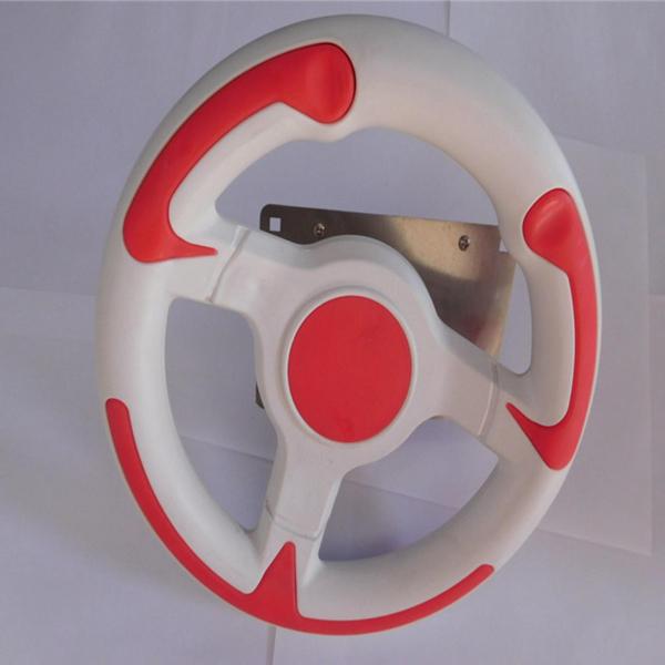 22cm 子供用 レースゲーム ステアリングホイール おもちゃ シミュレーション運転コントローラー ネジ付き