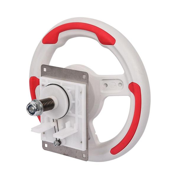 22cm 子供用 レースゲーム ステアリングホイール おもちゃ シミュレーション運転コントローラー ネジ付き