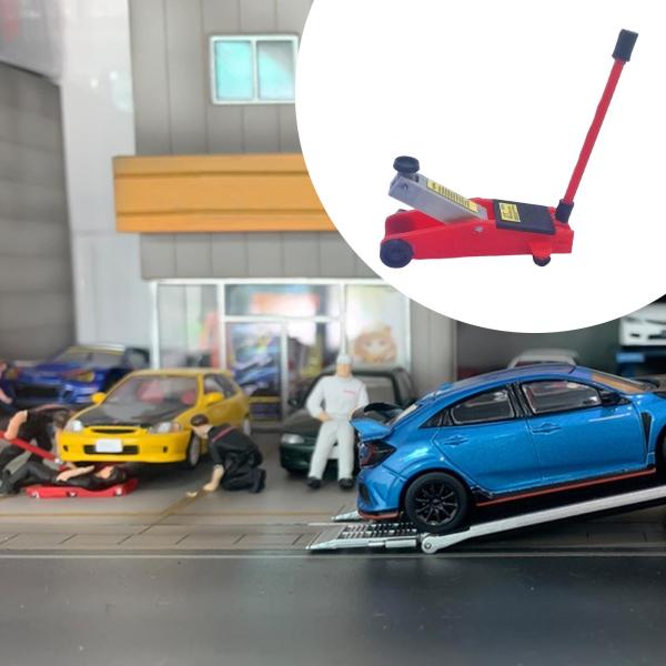 1:18 ノベルティ カー リフティング ジャック モデル 修理工場 自動車ガレージ 自動車整備士用