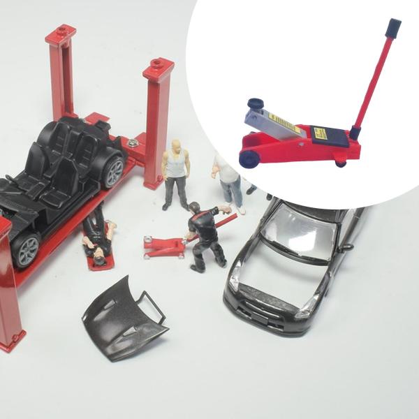 1:18 ノベルティ カー リフティング ジャック モデル 修理工場 自動車ガレージ 自動車整備士用
