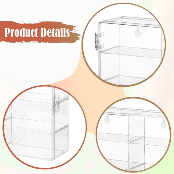 1/64スケール おもちゃの車 ディスプレイケース 収納オーガナイザー 8コンパートメント ホルダー スタンド ラック コンテナ 棚 透明ディスプレイ