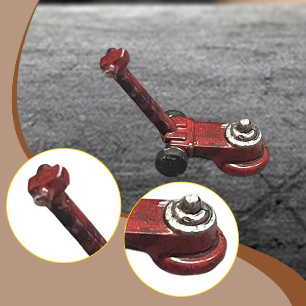 1:64 カージャックモデル 装飾ミニチュアシーン小道具 コレクター愛好家向け 赤