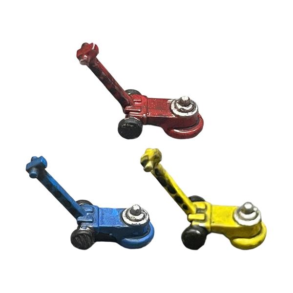 1:64 カージャックモデル 装飾ミニチュアシーン小道具 コレクター愛好家向け 赤