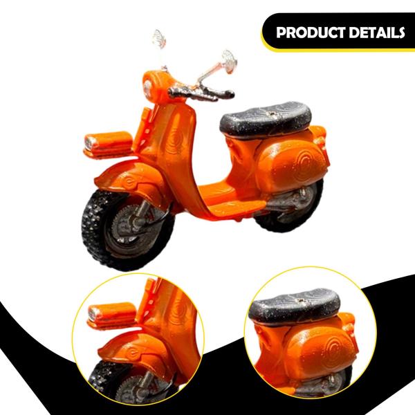 1/64 ミニチュアスクーターモデルオーナメント クリエイティブコレクターズアイテム ミニバイクシミュレーションモペット玩具 建築装飾用