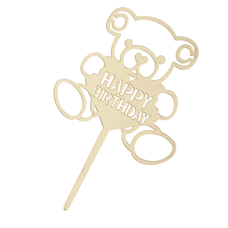 アクリルクマスタイルの誕生日の誕生日ケーキ｜stk-shop｜03