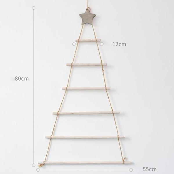 クリスマスツリーの壁掛けまたはホリデーホワイト