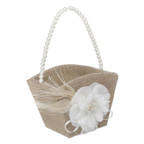 結婚披露宴のコレクションのための結婚式の花のバスケットフルーツキャンディーコンテナ