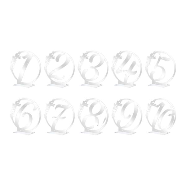 テーブル番号カード 座席カード 宴会 パーティー 装飾 お祝い 10枚