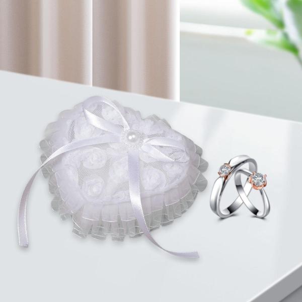 ブライダル リング ホルダー クッション ジュエリー ケース 結婚 婚約 パーティー 用品 スタイル C