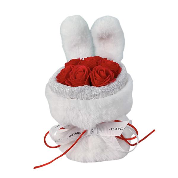 ローズバスソープの香りの造花造花ブーケソープローズフラワー結婚記念日母の日バレンタインデーの装飾｜stk-shop｜02